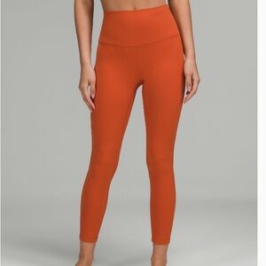 Orange Align Leggings Size 8 25”